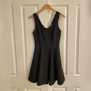 Lulu’s black skater dress